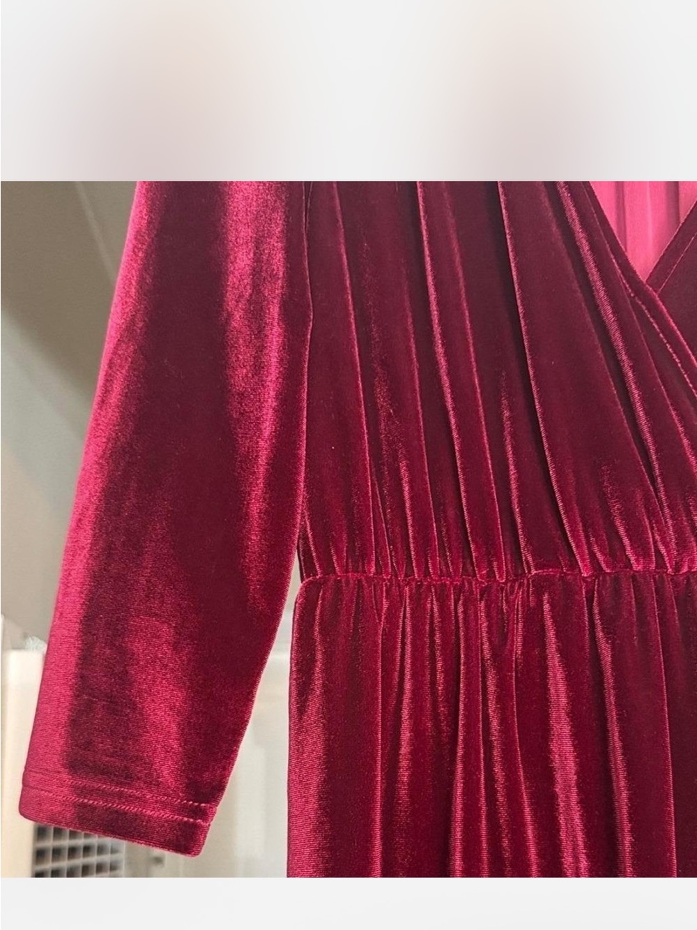 Baltic Born Burgundy Wrap Maxi Dress - Picture 3 of 3